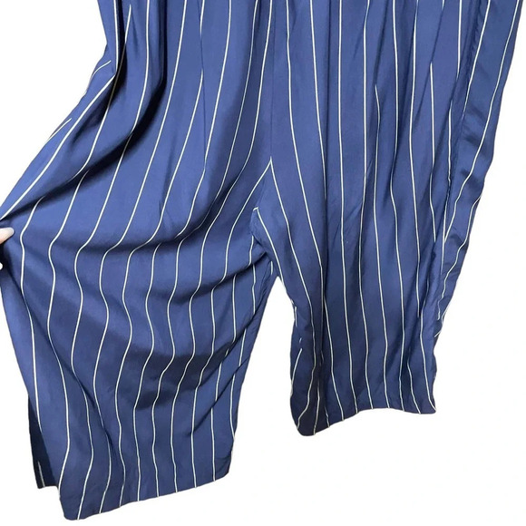 J. Crew Nevereven D-ring Pant in Stripe Navy Blue Size XL - Picture 7 of 10